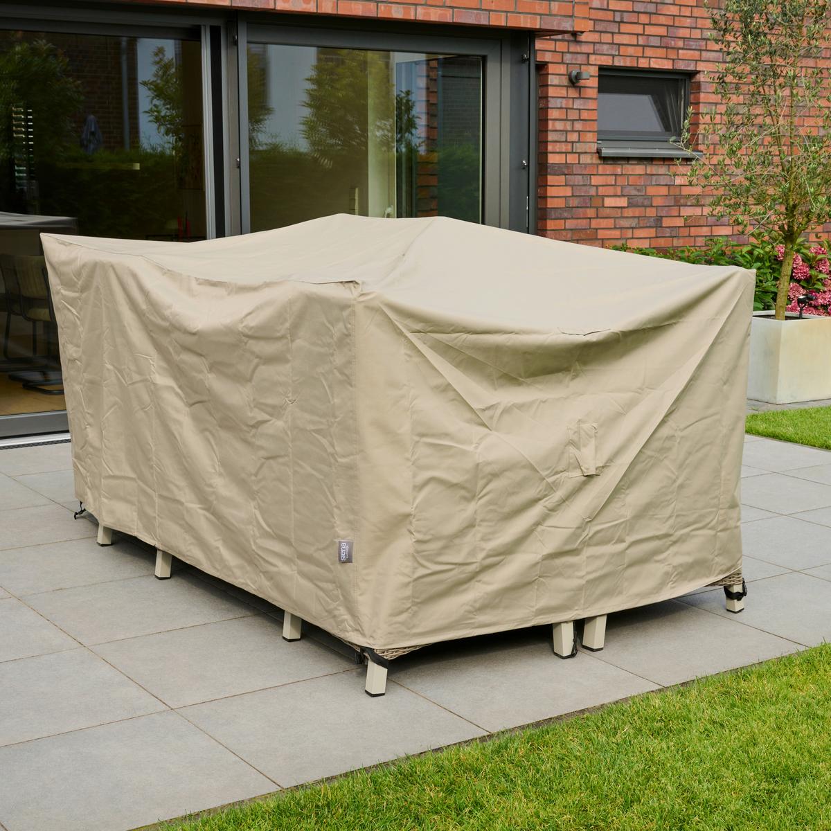 SCHUTZHÜLLE PLUS SITZGRUPPEN SCHUTZHÜLLE - Beige, MODERN, Kunststoff (150/100/200cm) - Siena Garden