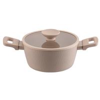 GARNEK 66184 - beżowobrązowy, Basics, metal/szkło (2,5l) - Fackelmann