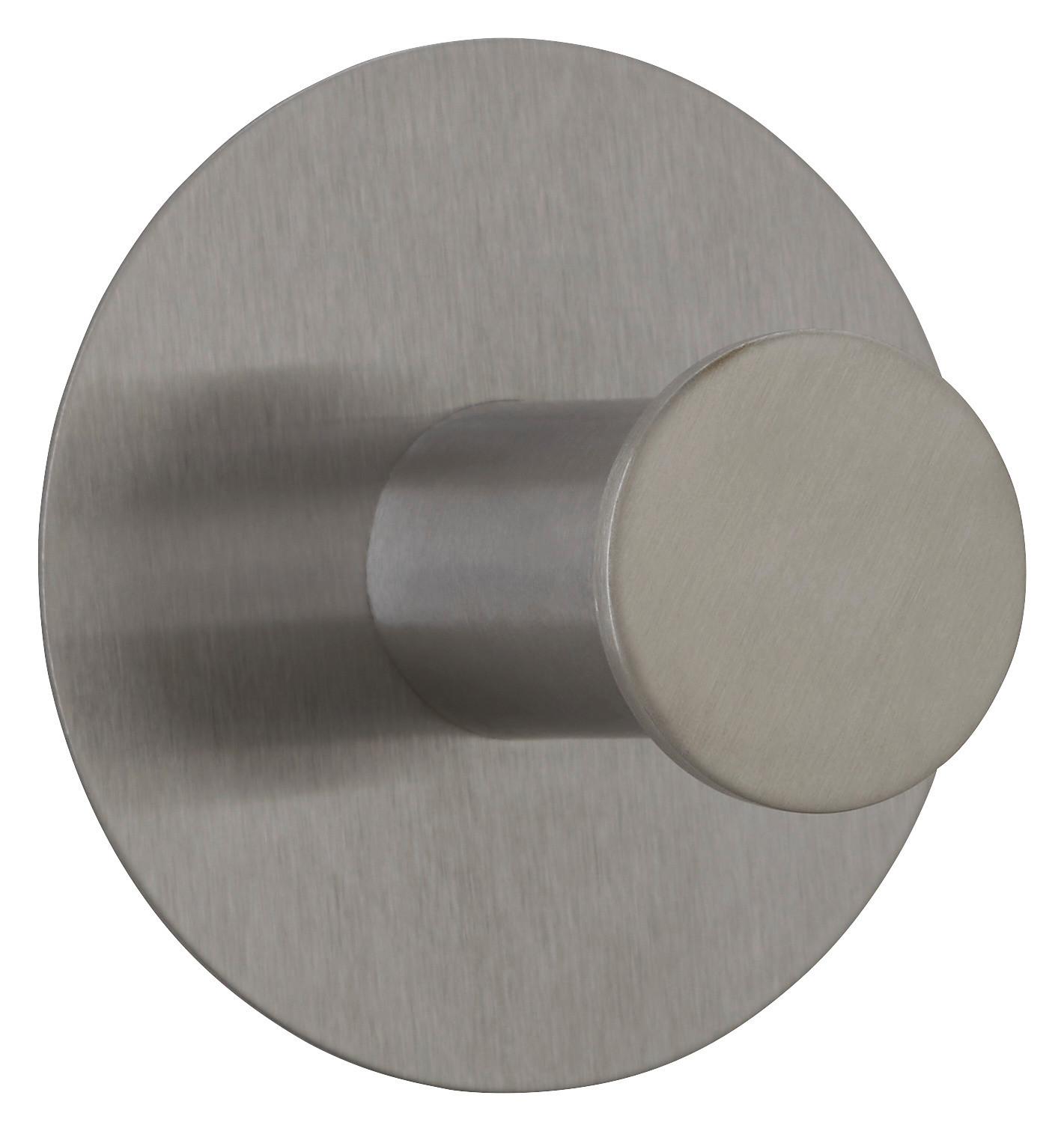 Klebehaken Wenko aus Metall - Edelstahlfarben, Metall (5/3,3/5cm) - Mömax