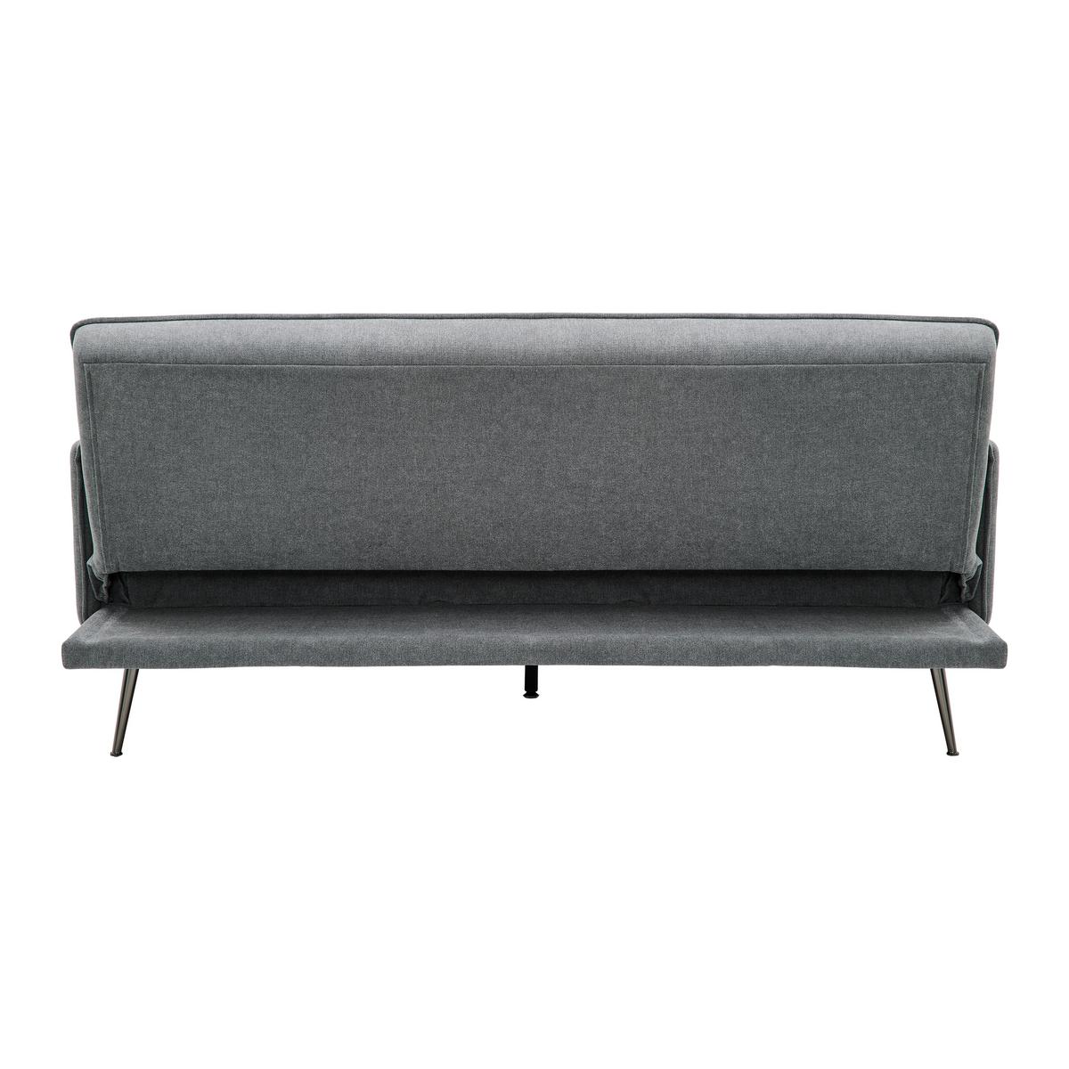 Canapea extensibila LANA - gri închis, Modern, lemn/metal (199/89/95cm) - Bessagi Home