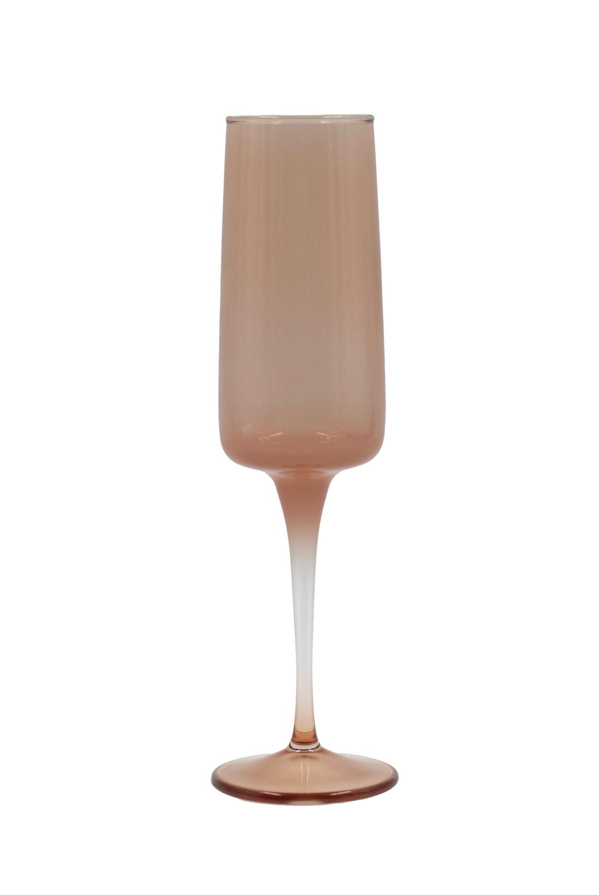 Pahar de vin spumant Mocha cca. 190ml - cafeniu, Modern, sticlă (6,2/21,7cm) - Mömax