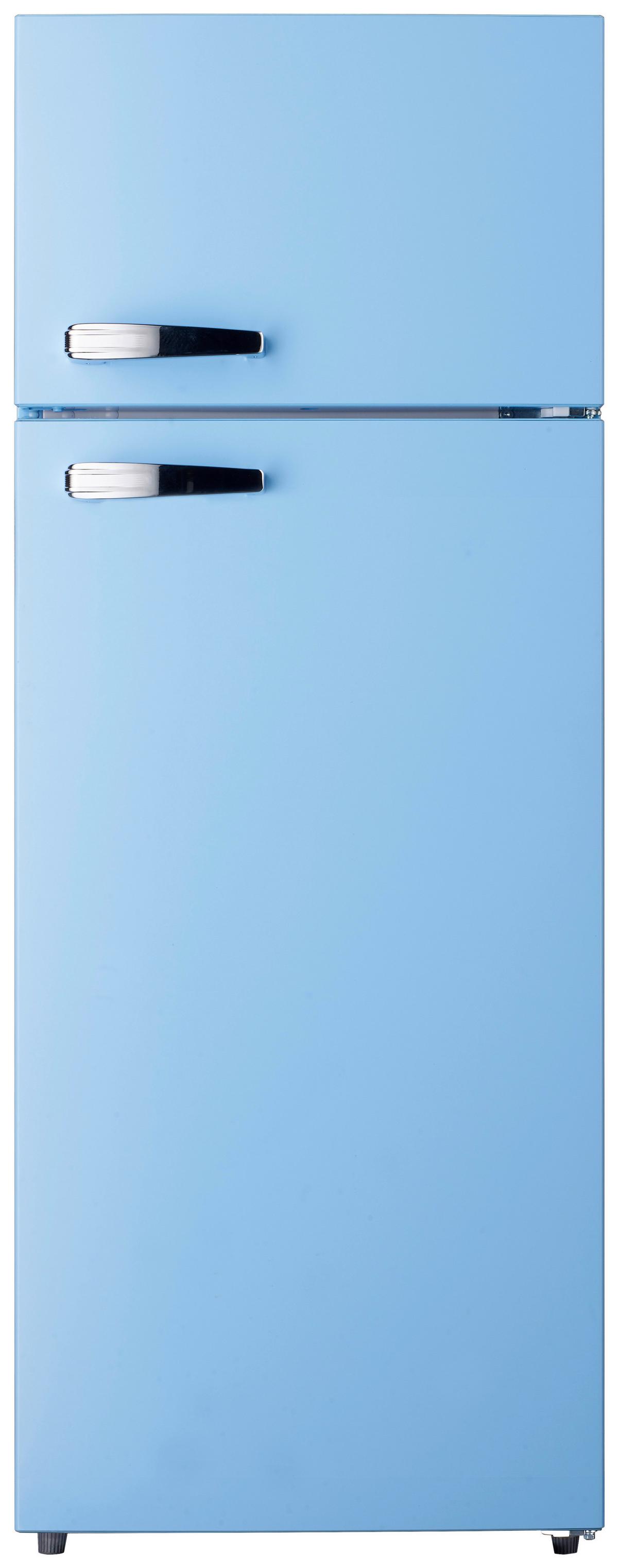Kühl-Gefrier-Kombination GK210-2 LB in Hellblau - Hellblau, Trend, Kunststoff/Metall (54/143/54,5cm) - PKM