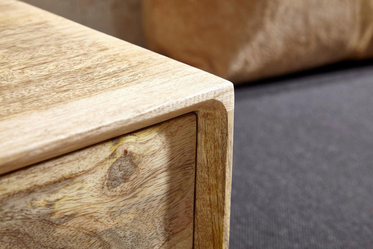 Klop Brez Naslona Wl6.485 - črna/rjava, Moderno, tekstil/les (120/65/40cm) - MID.YOU