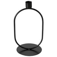 Suport pentru lumânări GOLUM II -PAZ- - negru, Basics, metal (10,8/21/10cm) - Modern Living
