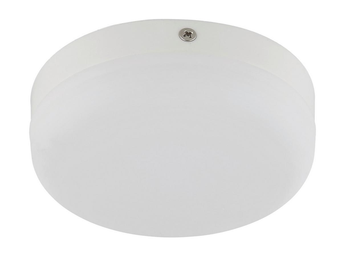 LED-Deckenleuchte Smali Opal/Weiß max. 8,29 Watt - Weiss/Opal, Modern, Kunststoff (12/4,5cm) - Mömax