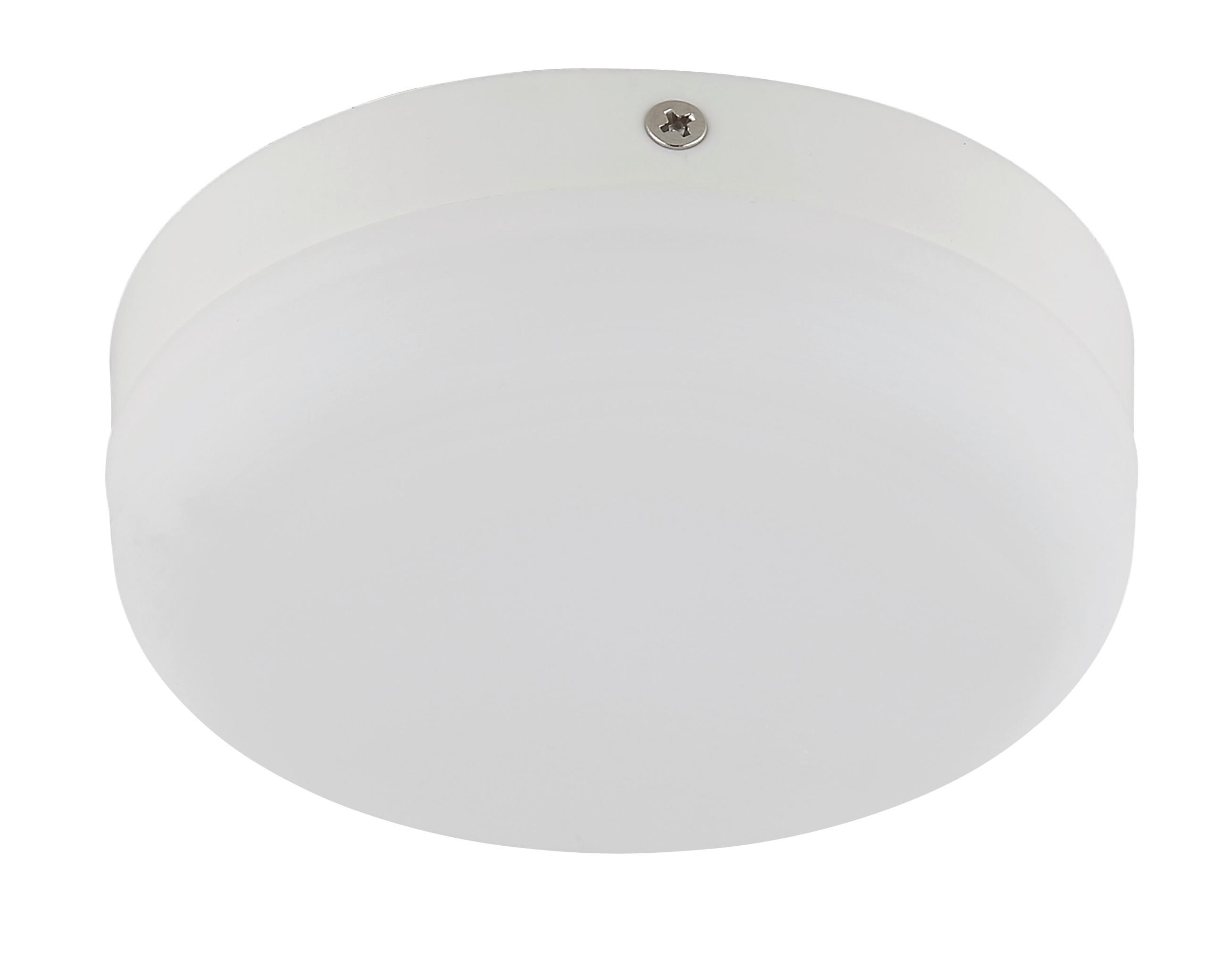 LED-TAKLAMPA SMALI - vit/opal, Modern, plast (12/4,5cm) - Mömax