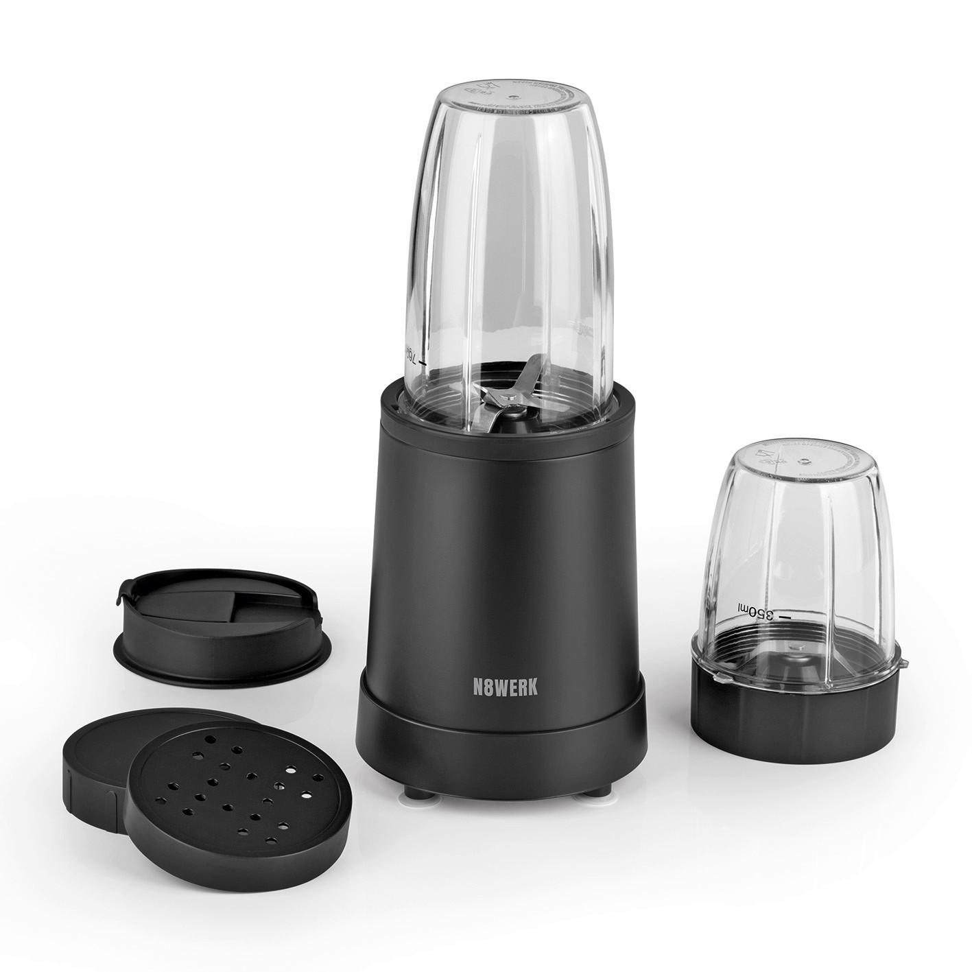 Mixer N8werk - fekete, Modern, műanyag/fém (14,5/36cm)
