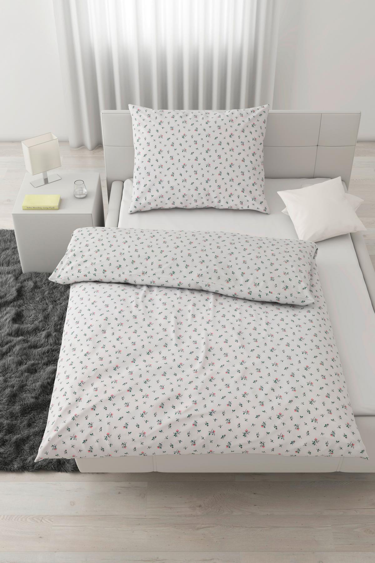 Ágyneműhuzat-garnitúra Rose - bézs, Romantik / Landhaus, textil (140/200cm) - Modern Living