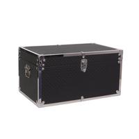 PUDEŁKO DEKORACYJNE R68B23007R - czarny, Lifestyle, skóra/materiał drewnopochodny (49/30/26cm) - Ambia Home