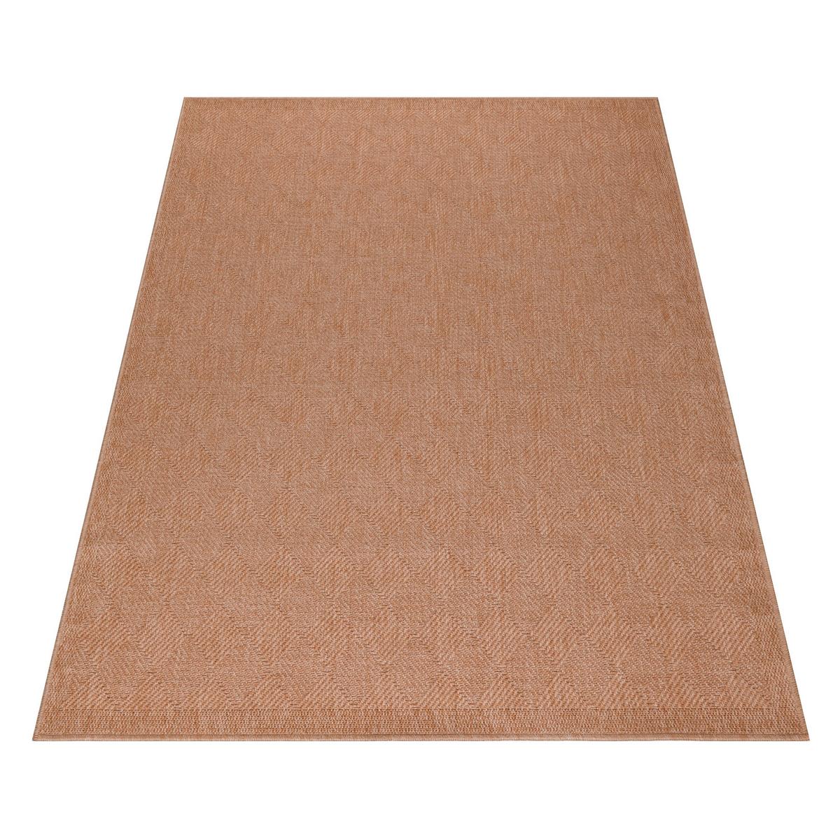 Outdoorteppich Dhaka Beige ca. 80x250cm - Beige, Basics, Textil (80/250cm) - Novel