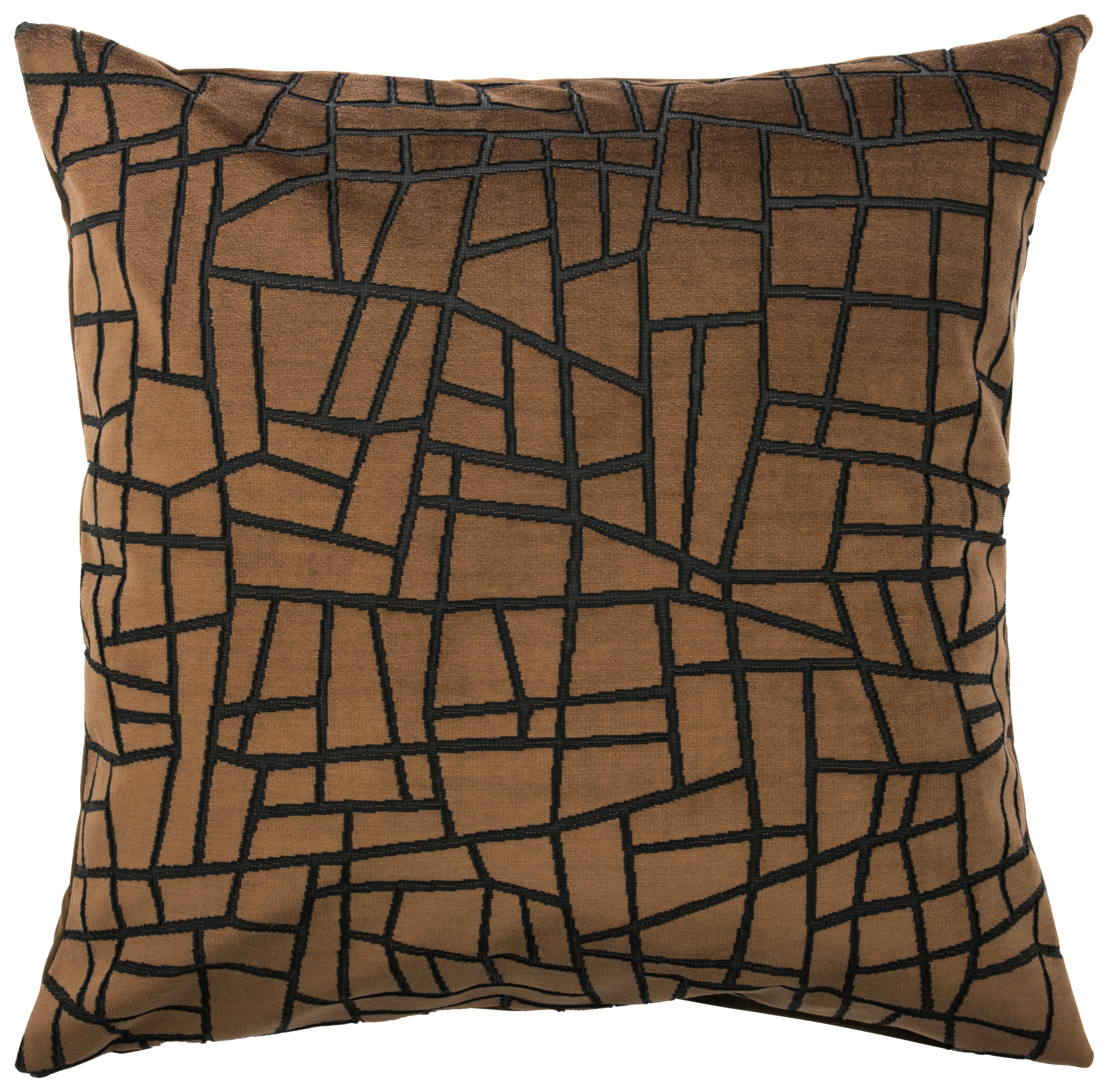 Kissenhülle Georg Braun ca. 40x40cm - Braun, Textil (40/40cm)