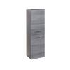 MIDISKÅP FLORIDA - vit/grafitfärgad, Modern, metall/trämaterial (40/130/35cm) - Premium Living