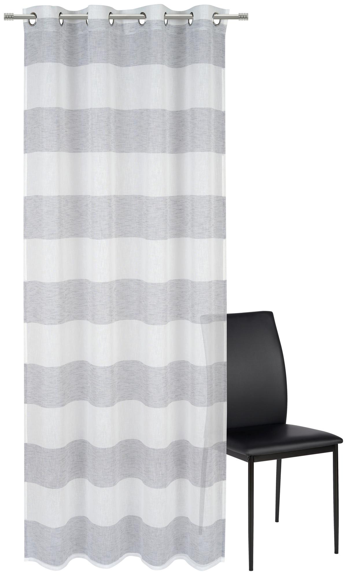ZASŁONA NA PRZELOTKACH HENDRIK - szary, Design, tkanina (140/245cm) - Esposa
