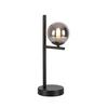 BORDSLAMPA LISIB - kromfärg/svart, Romantik / Lanthus, metall/glas (13/12/36,5cm) - Mömax