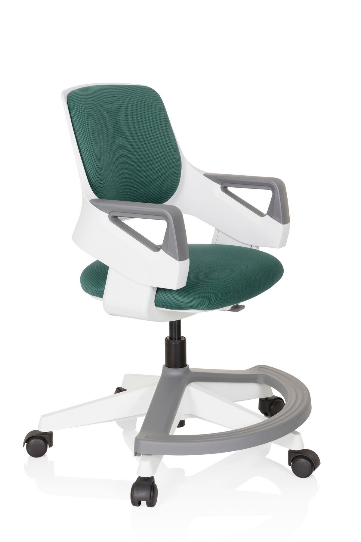 Otroški Vrtljivi Stol Kid Flex, Zelena - barve petroleja/bela, Moderno, umetna masa/tekstil (53/80 - 93/60cm) - MID.YOU