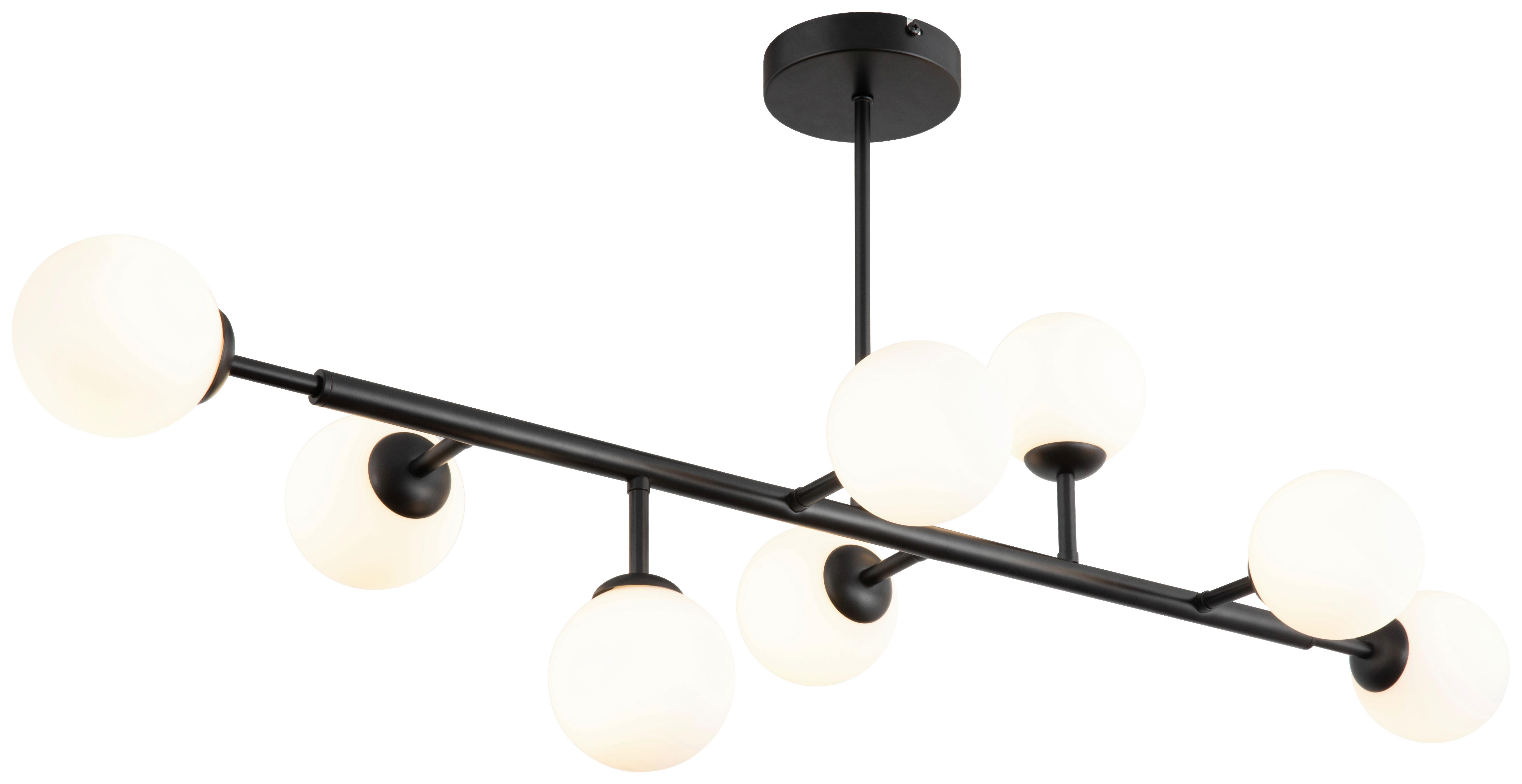 LAMPA SUFITOWA PENINA - biały, Trend, metal/szkło (100/26/48cm) - Novel