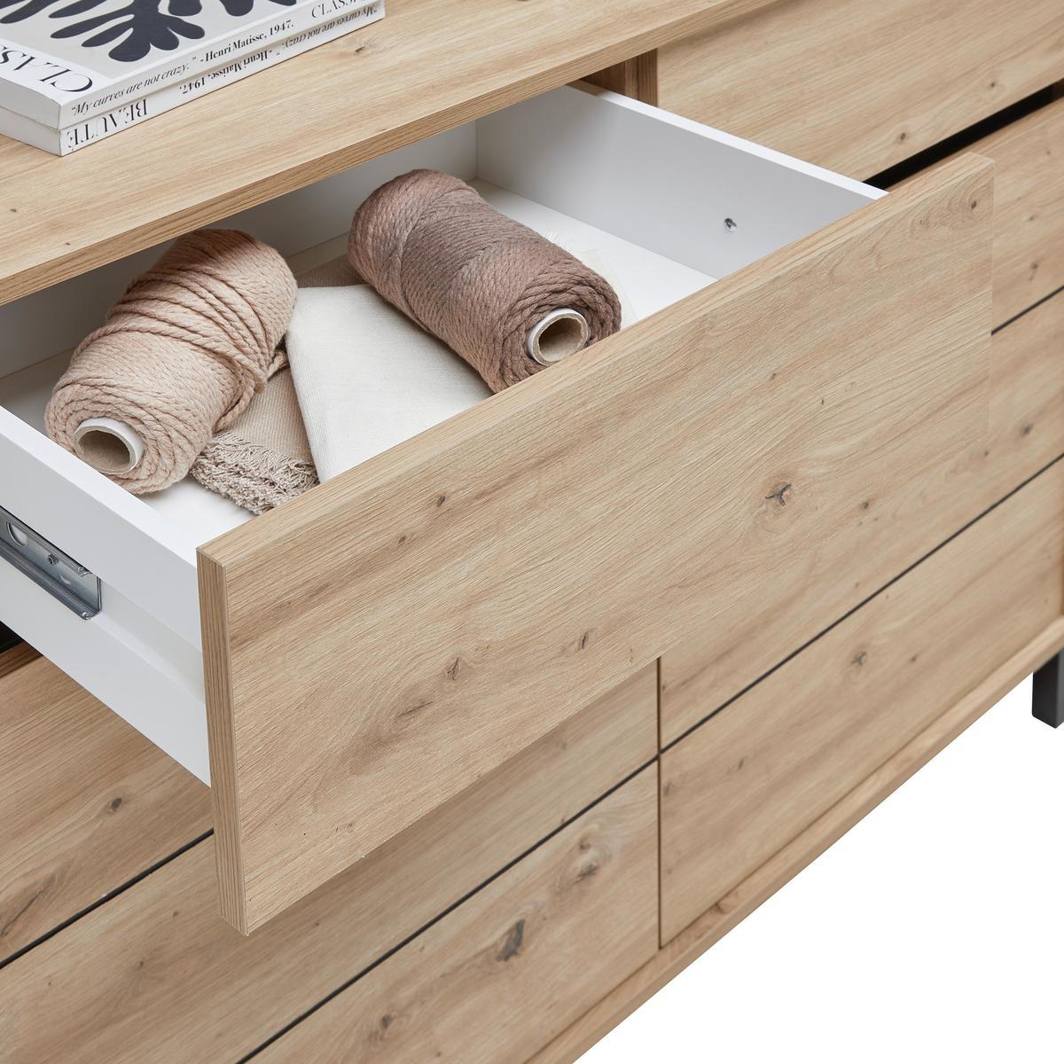 Kommode Arran Eiche Artisan - Eiche Artisan, Modern, Holzwerkstoff (106/90/40cm) - Mömax