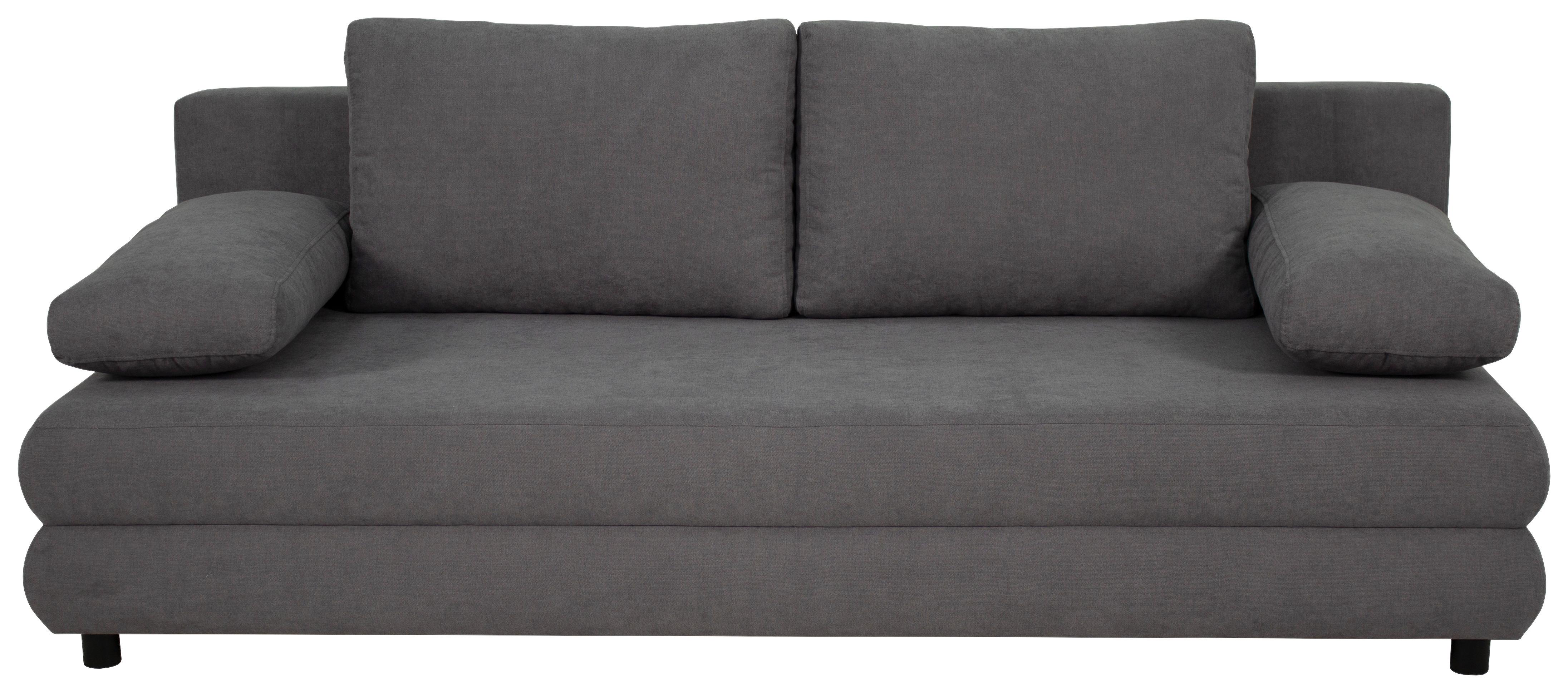 Kanapéágy Taras - szürke, Design, textil/fa (197/77/92,5cm) - Based