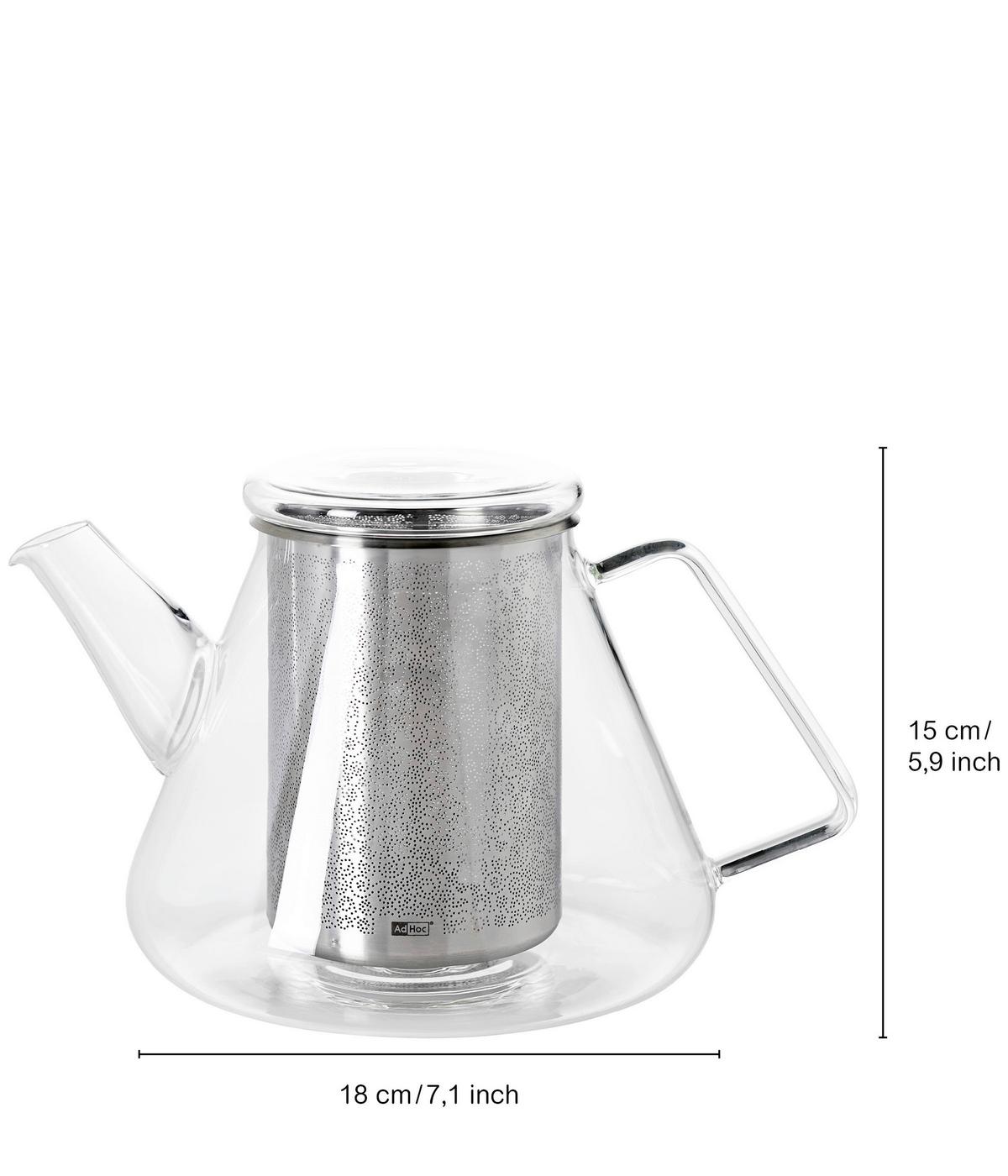 IMBRYK DO HERBATY TK50 - przezroczysty, Design, szkło (1,5l) - AdHoc