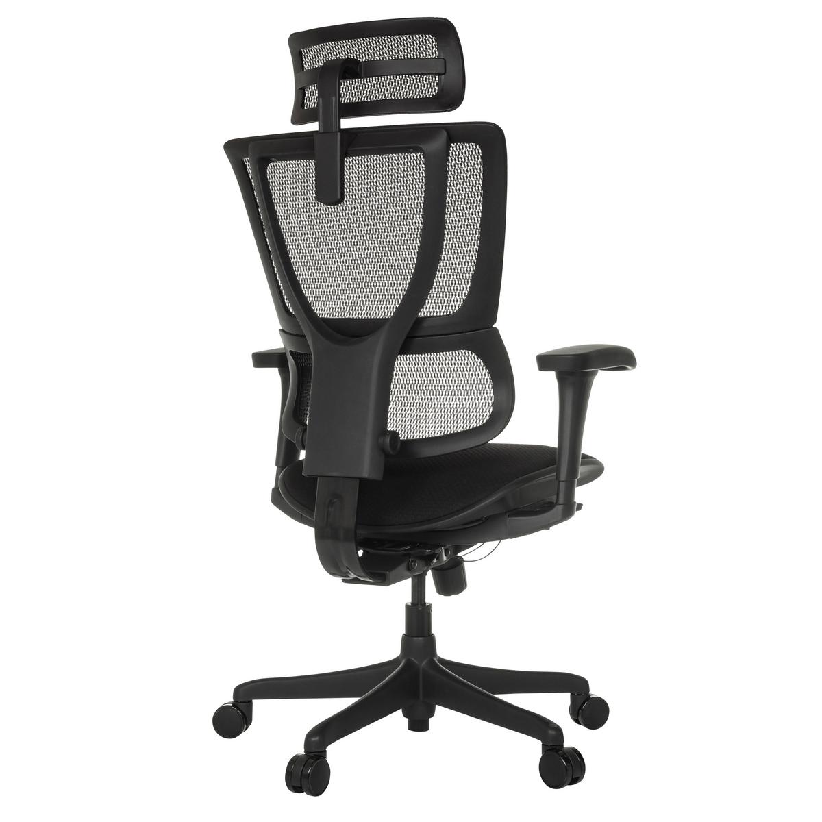 Drehstuhl Ergohuman Slim Eco F Gen2 Schwarz - Schwarz, MODERN, Kunststoff/Textil (69/112 - 134/63cm) - MID.YOU