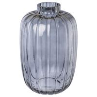 Váza Schliff - kék, Modern, Üveg (16,5/25,5cm) - Premium Living
