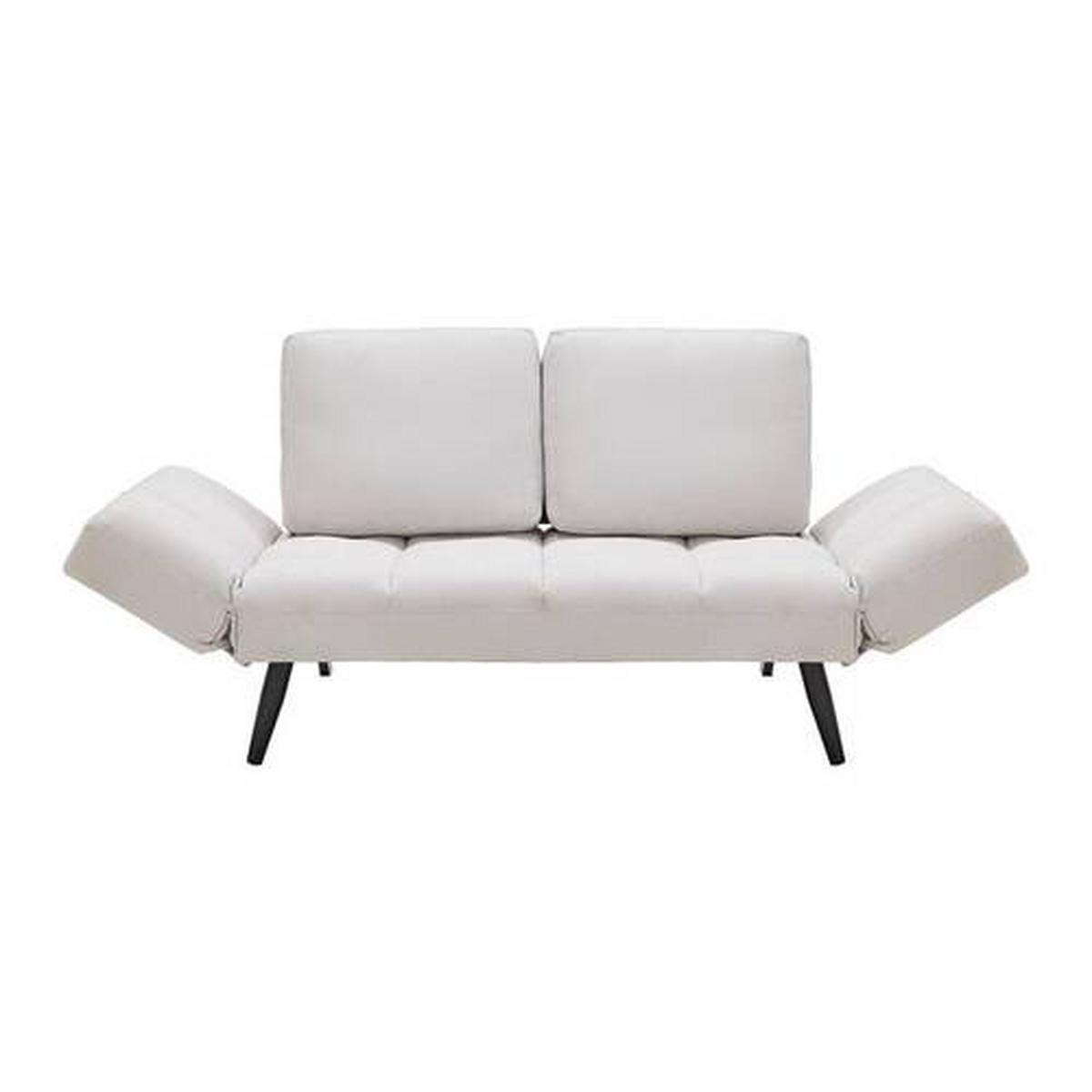 Zofa Aurelia, Naravne Barve, Ležišče - črna/naravne barve, Moderno, kovina/tekstil (191/73/78cm) - Bessagi Home