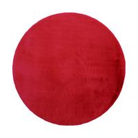 Műszőrme Caroline 120cm - piros, Modern, textil (120cm) - Mömax