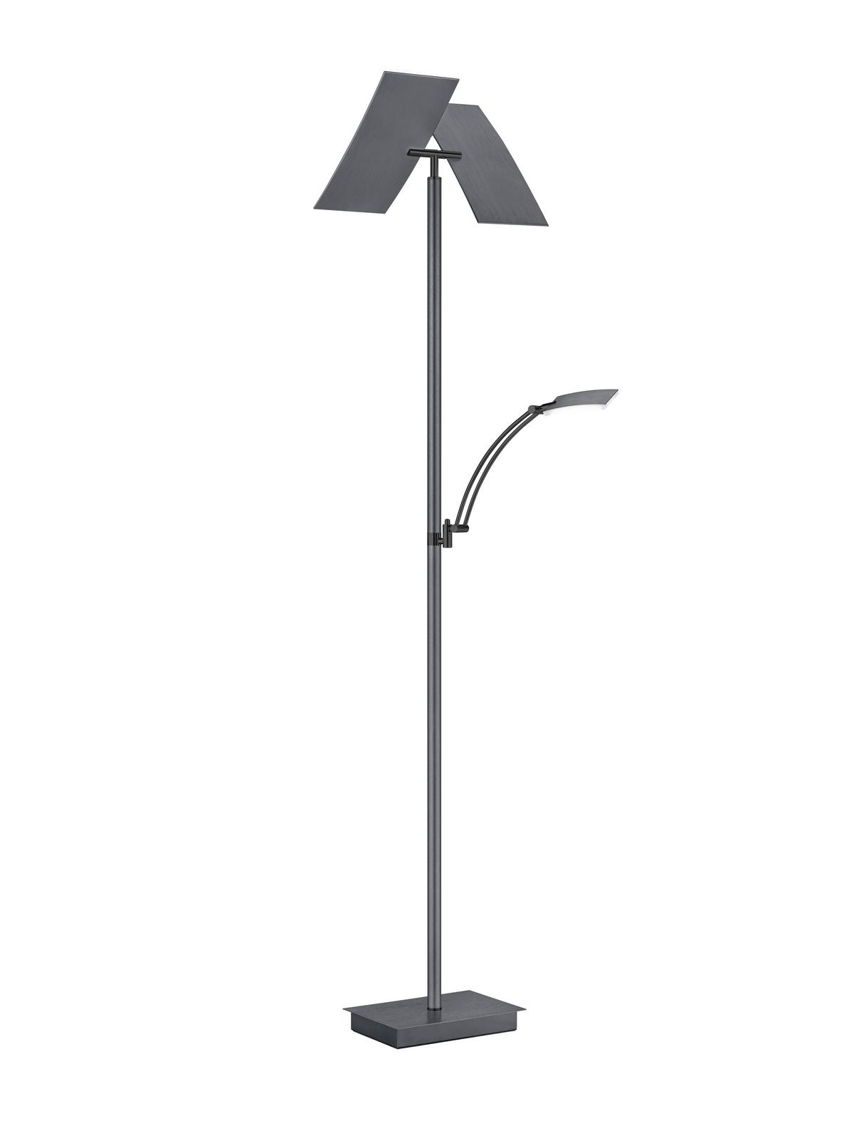 LAMPA STOJĄCA LED 60556/2-39 ANDY - antracytowy, Design, metal (50/185cm) - Hell