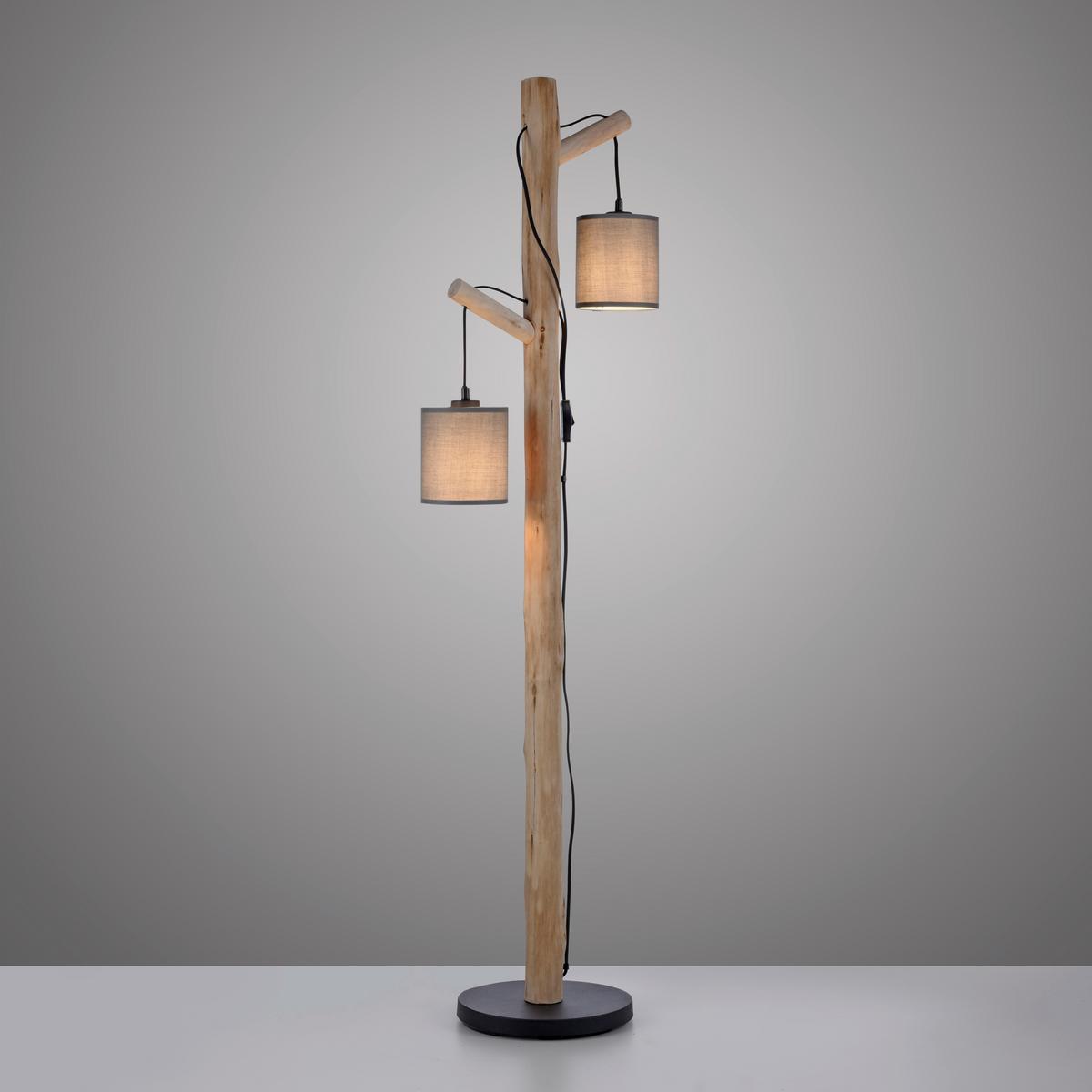 LAMPA STOJĄCA 15785-29 TRIBU - taupe, Natur, tworzywo sztuczne/metal (39/28/150cm)