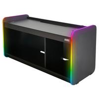 TV-Element Electra ca. 107x55x43cm Schwarz mit LED - Schwarz, MODERN, Holzwerkstoff (107/55/43cm) - X Rocker