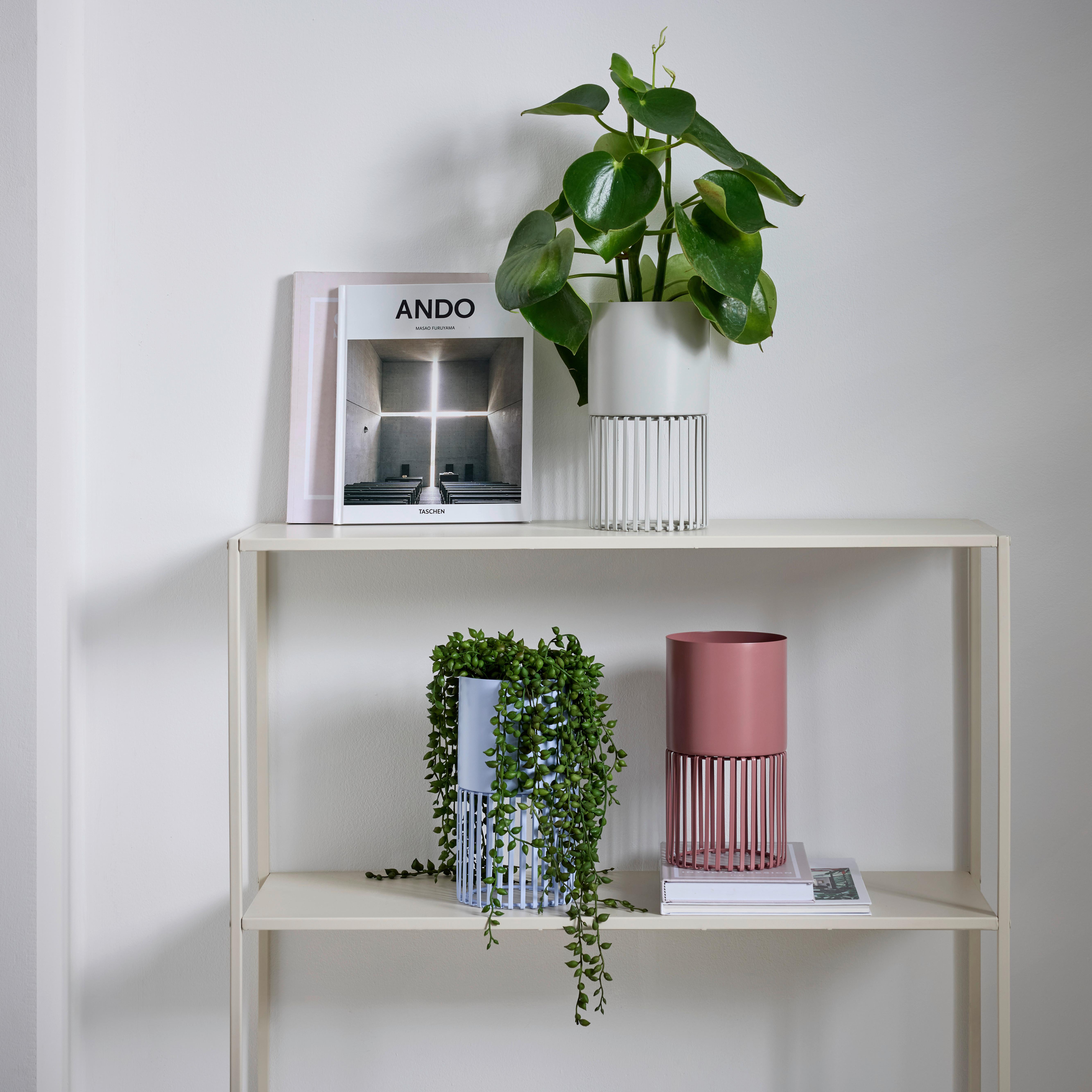 PFLANZTOPF ELLA - Hellblau, Metall (13/24cm) - Mömax