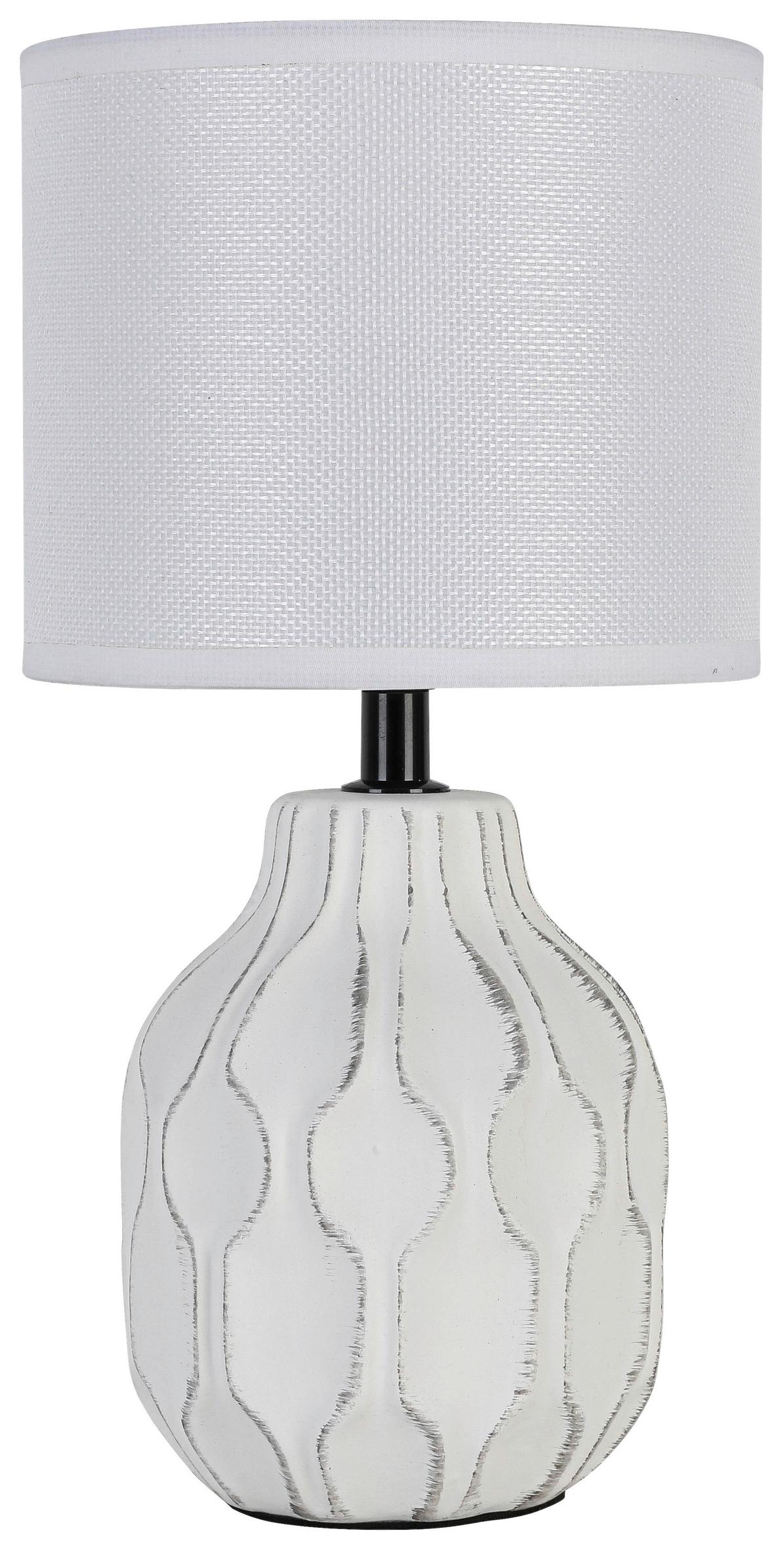 Veioză Nimo - argintiu/alb, Konventionell, ceramică/metal (16/30cm) - Mömax