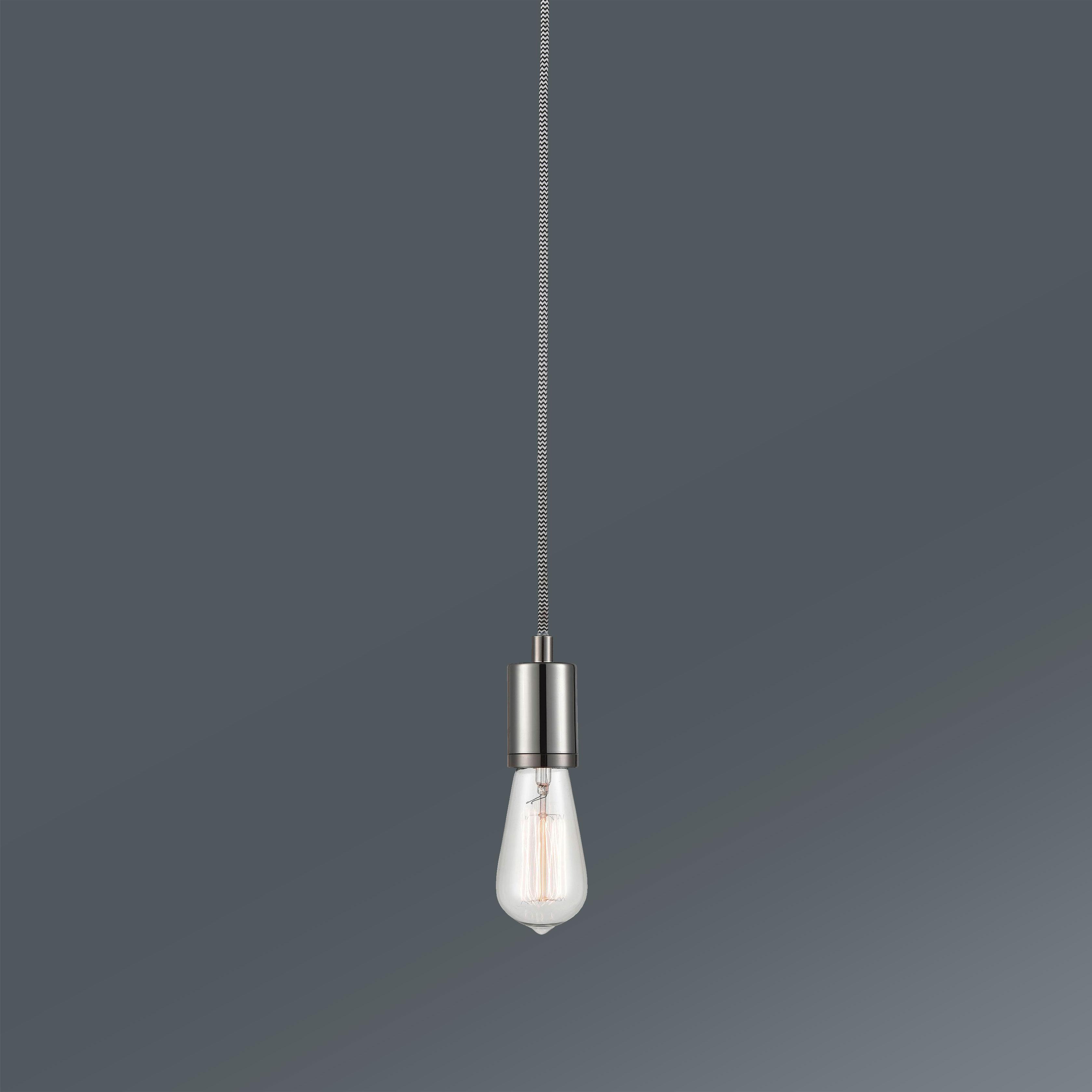 LAMPUPPHÄNG JANNIS - kromfärg, Modern, metall (10/10/120cm) - Mömax