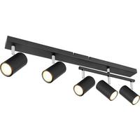 Strahler Robby max. 35 Watt - Schwarz, Design, Metall (70/35/17cm) - Globo