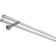 Set Baie Pentru Perdele Marie - culoare inox, metal (120cm) - Modern Living Set Baie Pentru Perdele Marie - culoare inox, metal (120cm) - Modern Living
