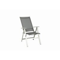 Gartensessel klappbar Urban Aluminium - Platinfarben/Graphitfarben, Basics, Metall (61/113/67cm) - Acamp