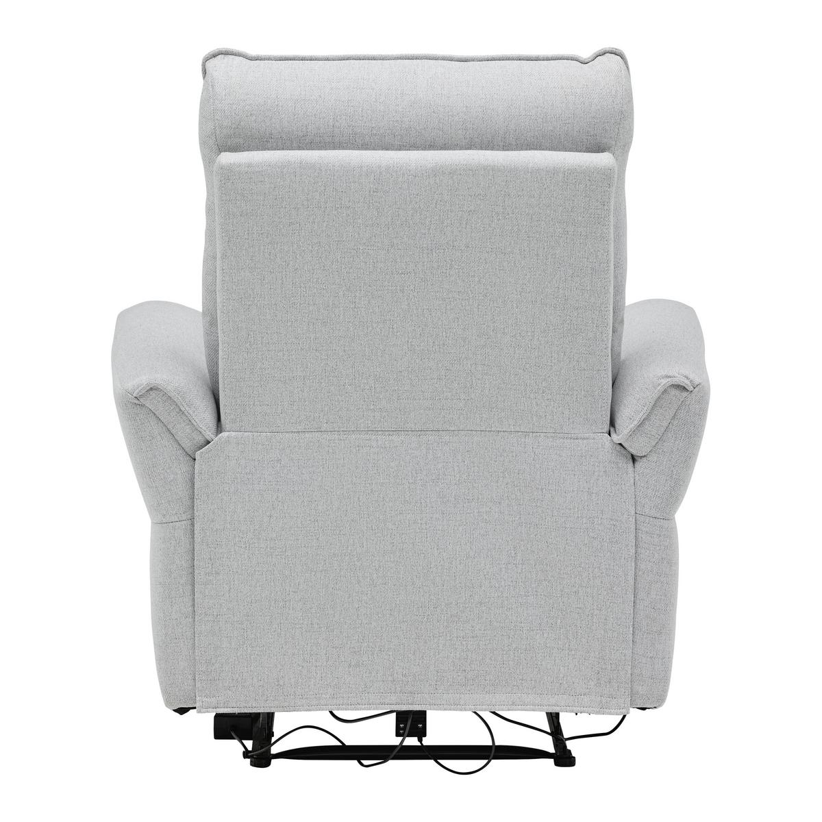 Relaxsessel Jenson Hellgrau - Hellgrau/Schwarz, Modern, Holz/Kunststoff (86/103/92cm) - Mömax