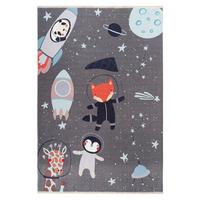 Kinderteppich my Greta Grau/Multicolor ca. 115x170cm - Multicolor/Weiß, Trend, Textil (115/170cm) - Obsession
