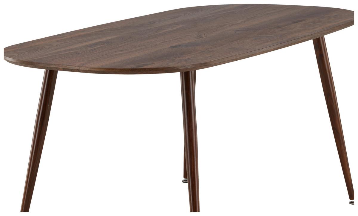ESSTISCH SANFORD - Dunkelbraun, Design, Holz/Holzwerkstoff (180/90/75cm) - Livetastic