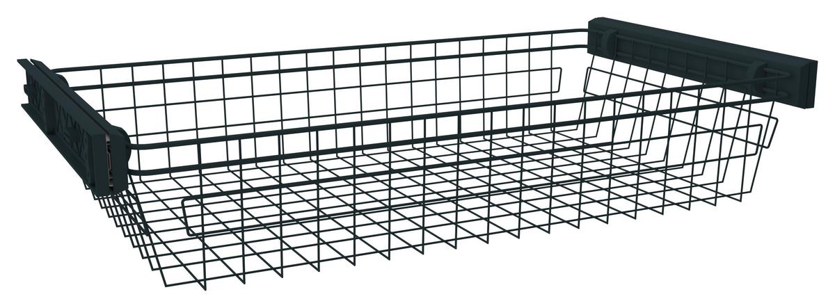 Wäschekorb "UNIT" aus Metall in Athrazit - Anthrazit, MODERN, Metall (87,9/21/46,5cm) - Based