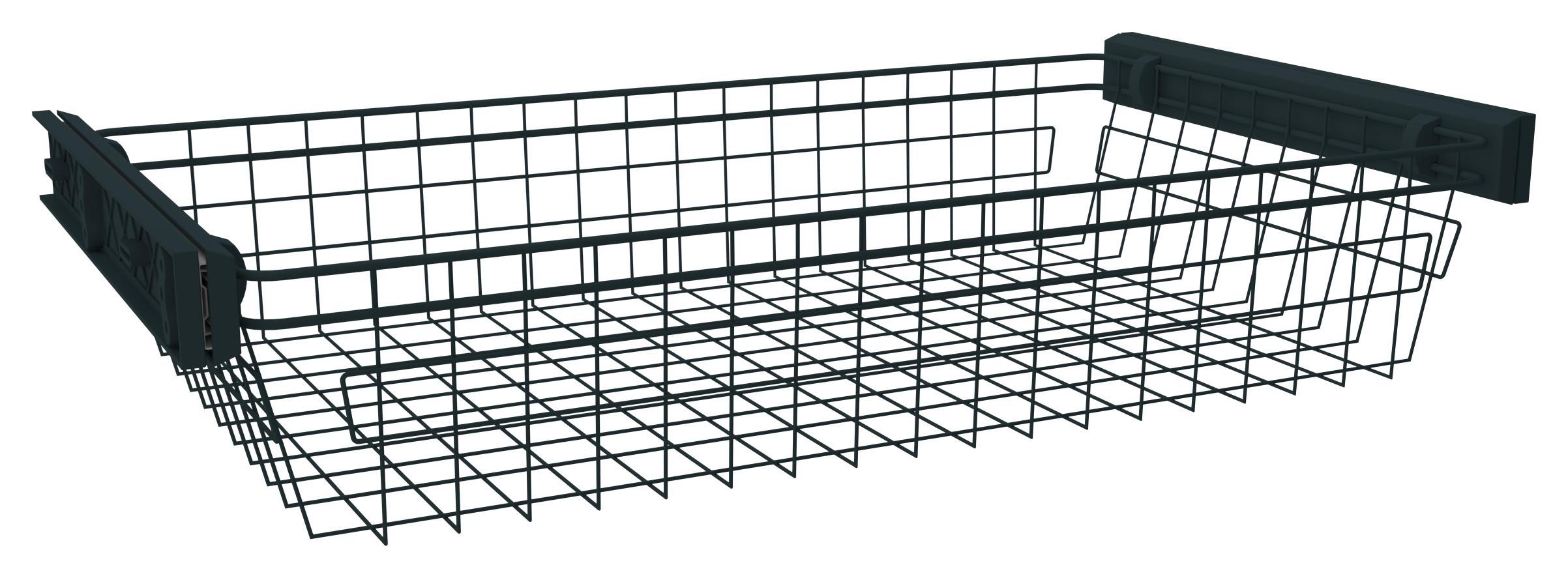 TVÄTTKORG UNIT -BASED- - antracit, Modern, metall (87,9/21/46,5cm) - Based