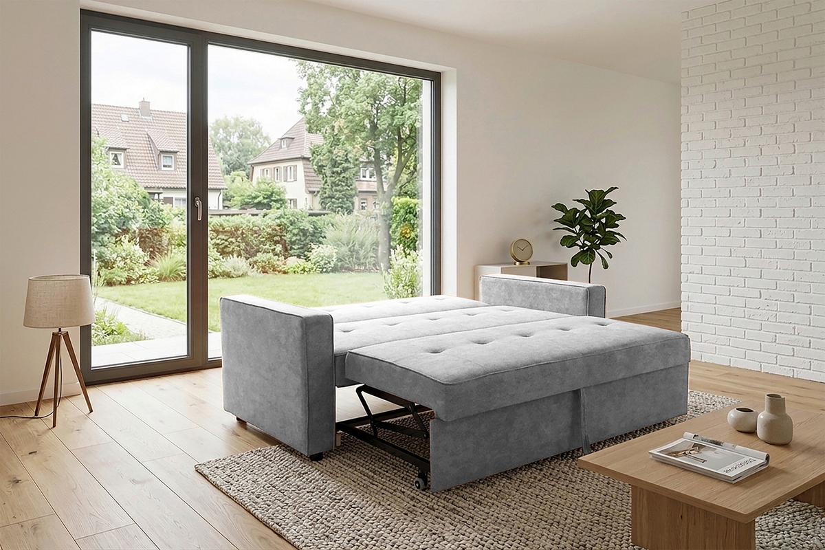 CANAPEA CU 3 LOCURI HAZE - gri, Trend (162/90/89cm) - Modern Living