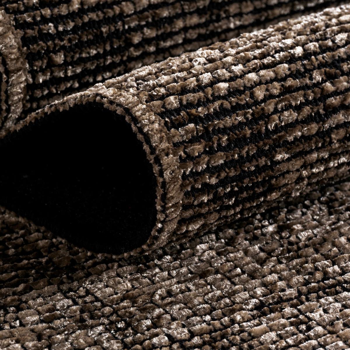 Ravno Tkana Preproga Space, Rjava, 140x200cm - rjava, Basics, tekstil (140/200cm) - Novel