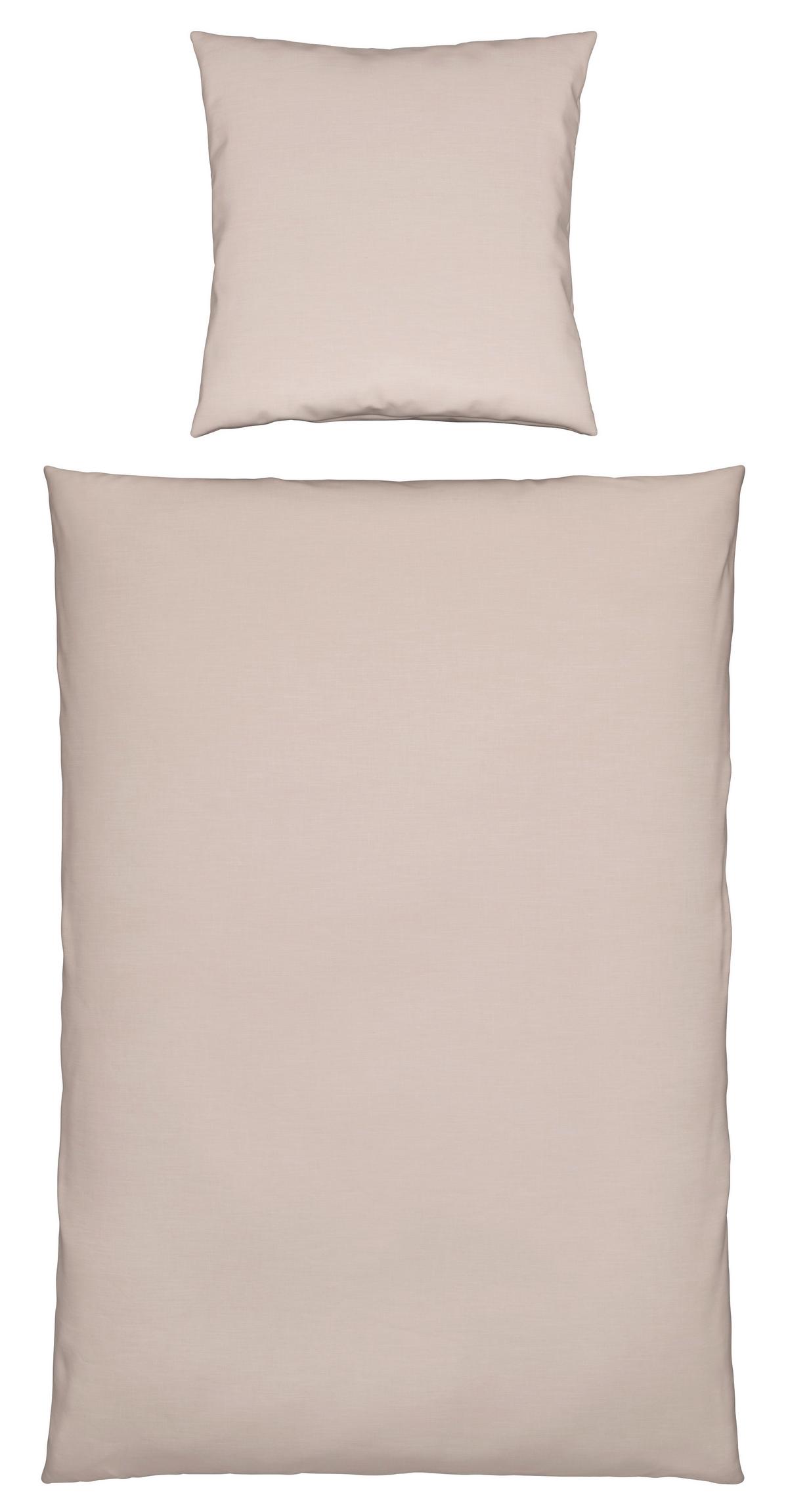 Bettwäsche Ilvy in Beige ca. 135x200cm - Beige, MODERN, Textil (135/200cm) - Modern Living