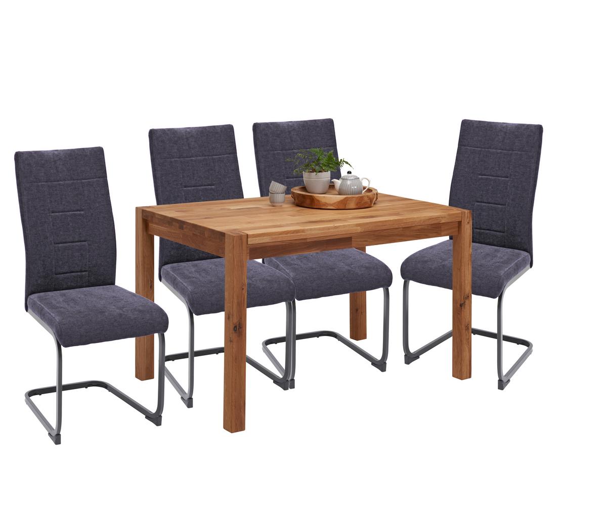 STÓŁ DO JADALNI TINA - kolor dębowy, Konventionell, drewno (120/80/75cm) - home24