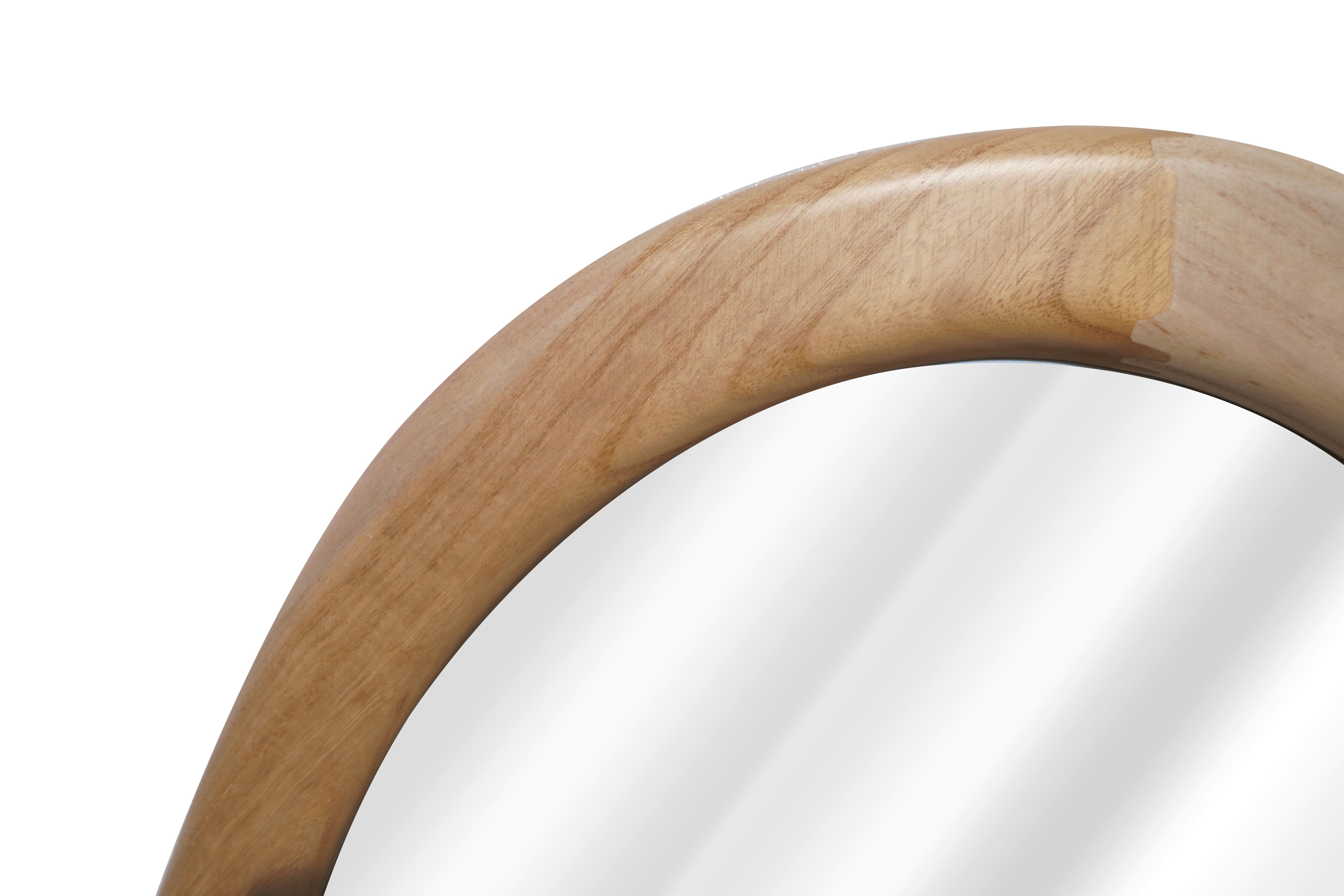 SPEGEL SURI - naturfärgad, Modern, trä/glas (64,5/128,5/2,8cm) - Mömax