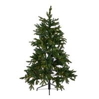Weihnachtsbaum in Grün ca. 155cm - Grün, Basics, Kunststoff/Metall (107/155cm)
