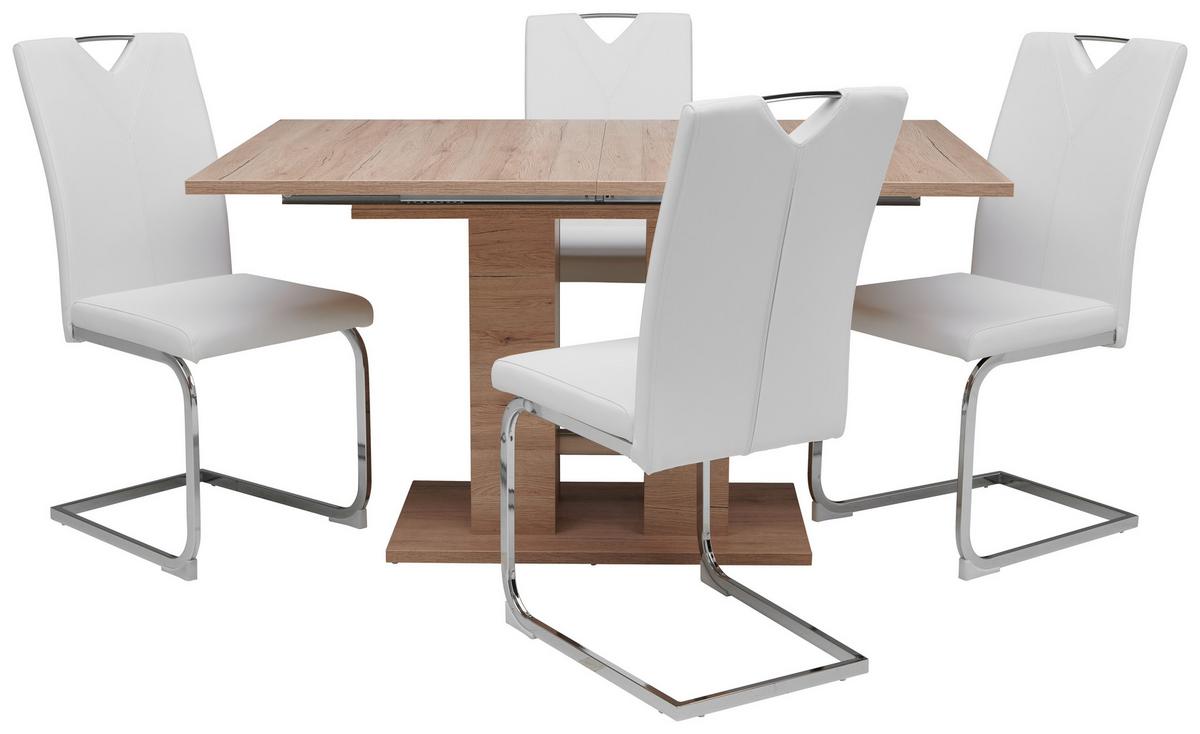 Raztegljiva Miza Helena, Barva Hrasta, 140-220 X 90 Cm - barve hrasta, Konvencionalno, leseni material (140-220/76/90cm) - Mömax