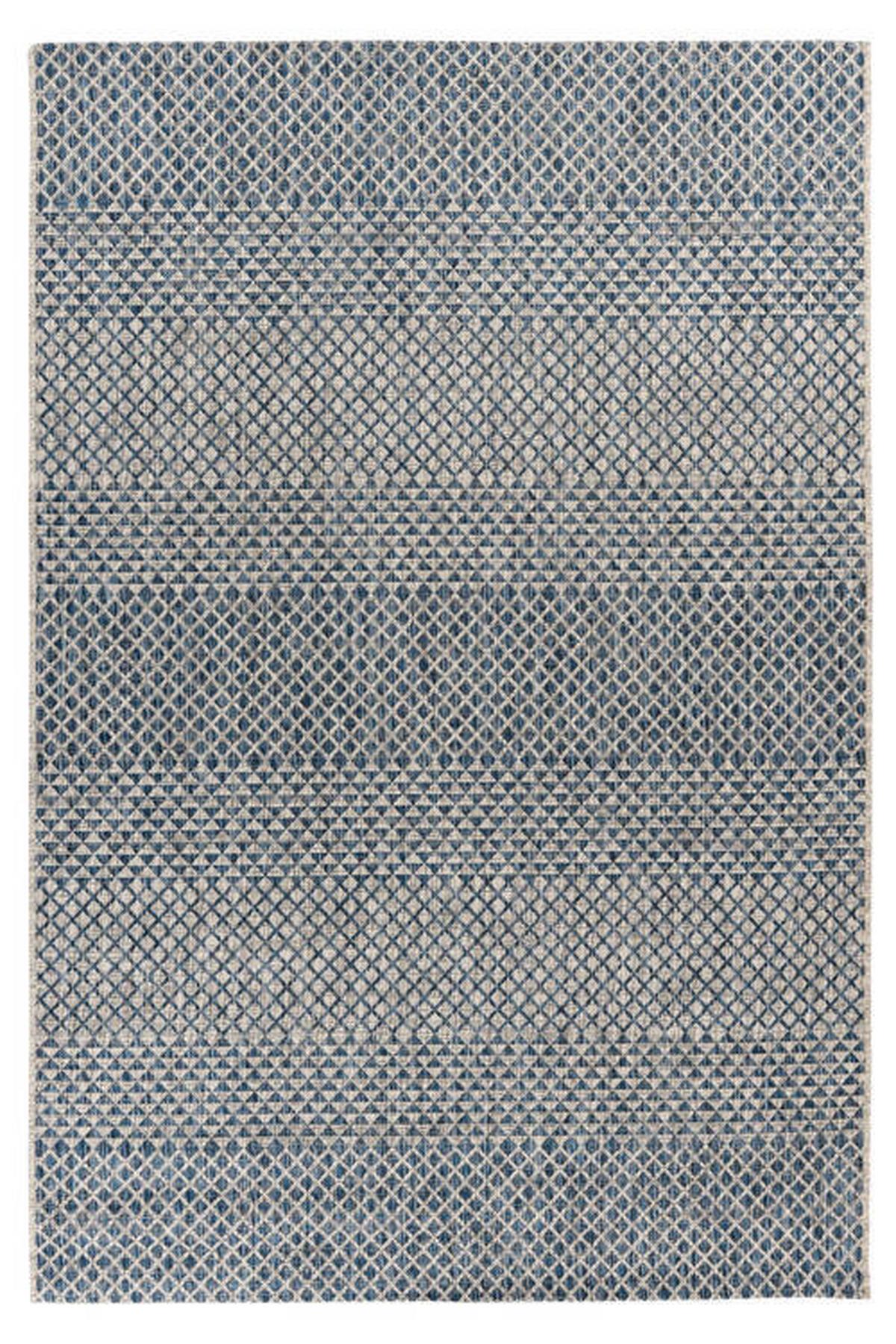 OUTDOORTEPPICH MY NORDIC - Blau/Grau, Design, Textil (200/290cm) - Novel