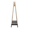 KLÄDSTÄLLNING TADEO II -SB- - svart/naturfärgad, Natur, trämaterial/trä (100/170/46cm) - Mömax